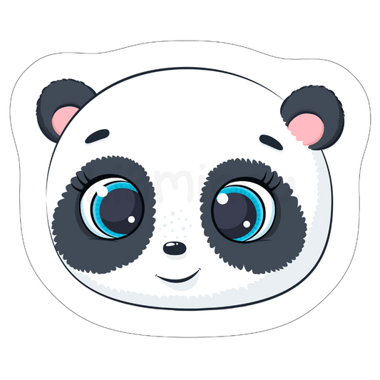 Panneau tissu coussin panda
