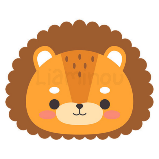 Panneau lingette lion