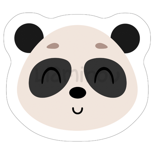 Panneau tissu coussin panda
