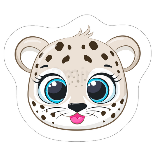 Panneau tissu coussin léopard