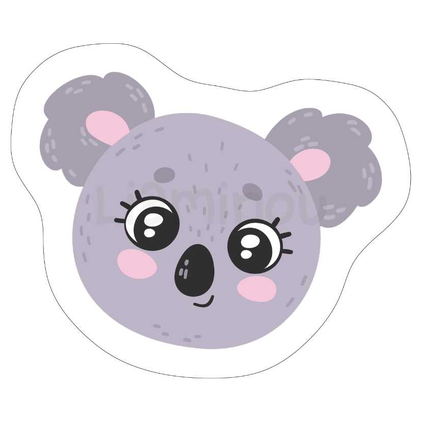 Panneau tissu coussin - koala